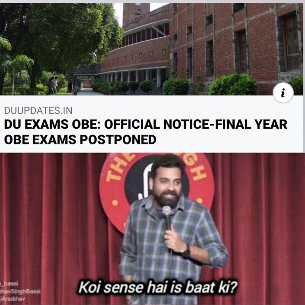 soreng_adith's tweet photo. They should have cancelled the exams instead!!! https://t.co/onD9j7sPEy