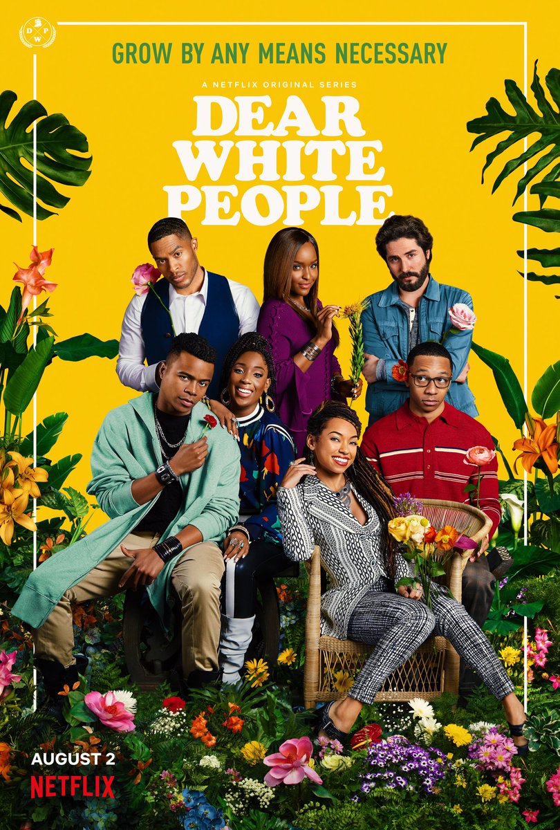 Dear White People (2017) Netflix: A satirical comedy drama series which can help us understand cultural bias, social injustice & white privilege. Trailer: 