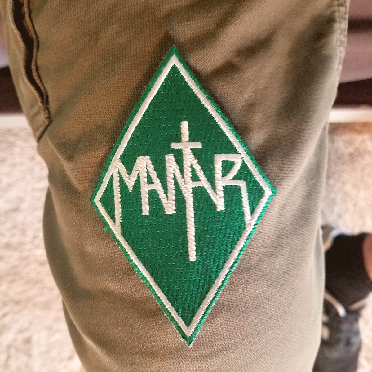 Das M auf dem Trikot.
#WerderBremen #Werder