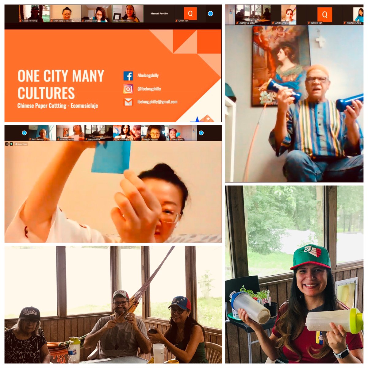 Celebrando nuestra cultura en Philadelphia con One City Many Cultures #Virtual1CMC #IBelongPhilly  #CelebrateImmigrants #ImmigrantHeritageMonth