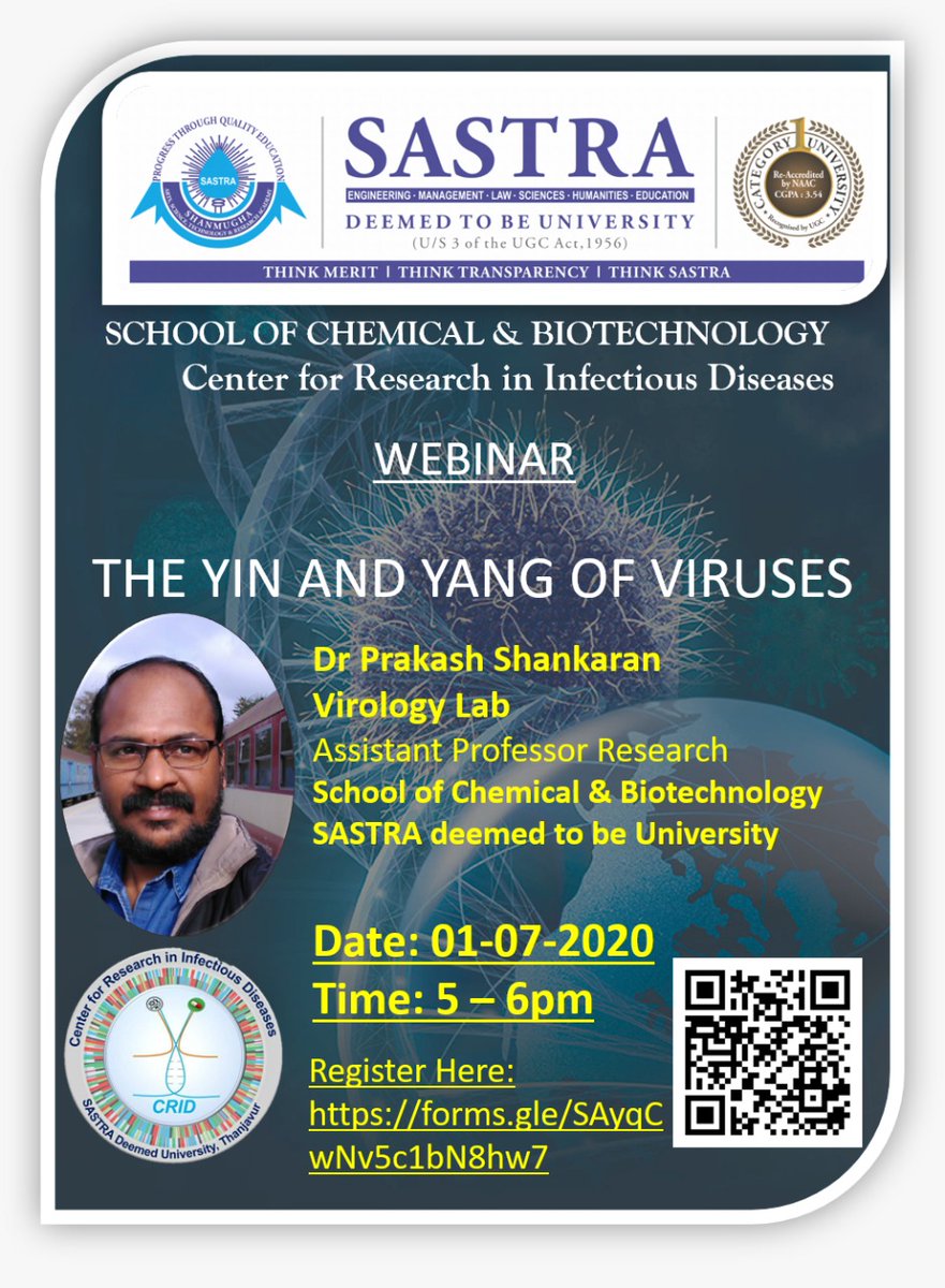 Chemical & Biotechnology, SASTRA (@biotechsastra1) on Twitter photo 