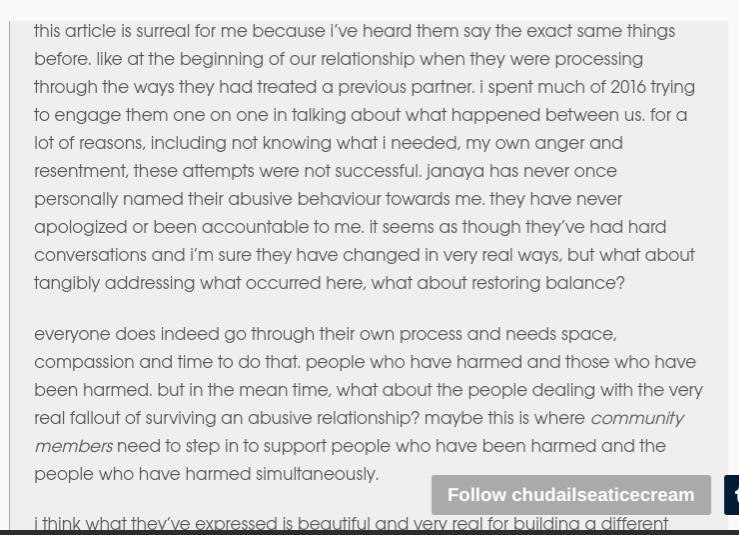  https://chudailseaticecream.tumblr.com/post/161507976480/intimate-partner-violence-in-the-movement-an