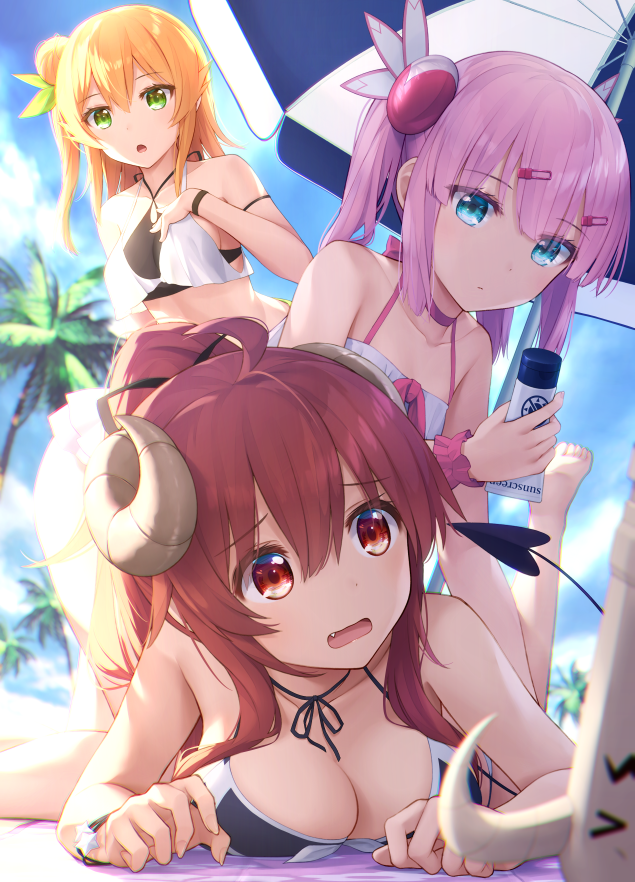 千代田桃 ,吉田優子 「夏の桃シャミカン https://t.co/NHAIN22ig3
#まちカドまぞ」|goribote/コ゛りぼてのイラスト