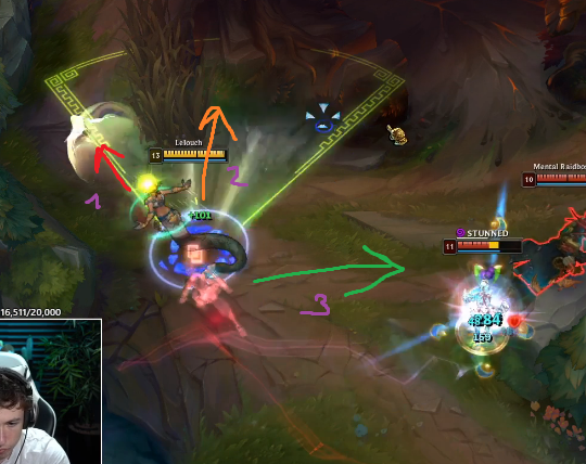 Sardoche_Lol's tweet photo. My champion aim on a vector
VFX aim on a different vector
Actual hitbox aim a 3rd vector

Never my mouse was on the side of 2 firsts vectors.

What is this @Beardilocks ? 😭 https://t.co/DJsNo6HgMS