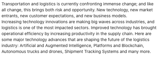 peaknorthgroup's tweet photo. Logistics Industry is facing rapid disruption challenges while gaining demand momentum driven by e-commerce. #intellactiv @arujsingla @Mahindralog_MLL @TheEconomist @WSJ @htTweets @thetribunechd #innovation #SupplyChain #Logistics #GrowthMindset @WSJLogistics @LogisticsDNB https://t.co/vvFI7FkVzy
