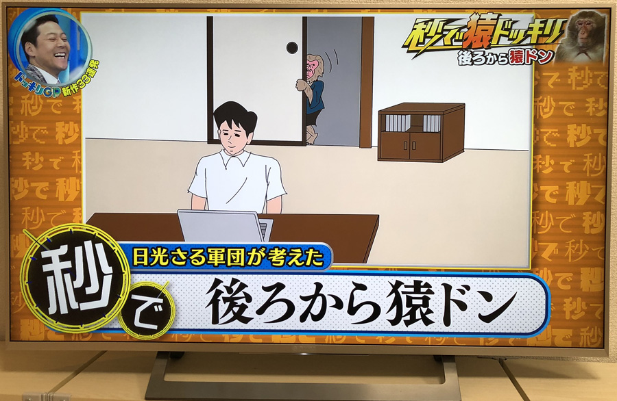 今週もフジテレビ『芸能人が本気で考えた!ドッキリGP』の挿入イラスト描きましたー!
猿すごっ!笑 