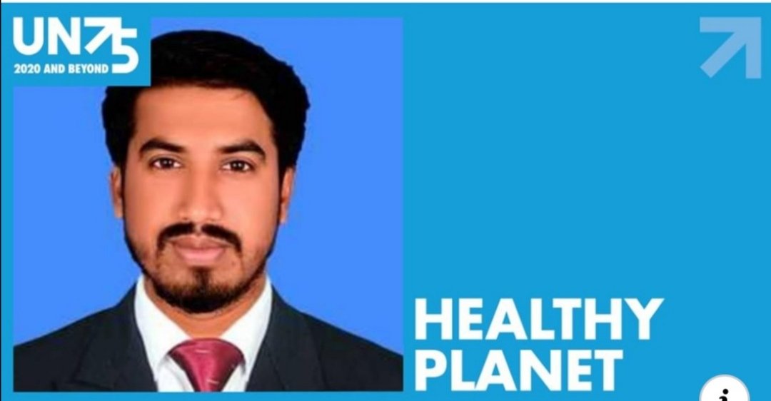 Mdabdul25059613's tweet photo. This year marks the 75th anniversary of the United Nations. Now more than ever, the world needs solidarity. I am sharing my photo to show that I stand with the UN and for a healthy planet. Join me and add your photo! #UN75 https://t.co/bUPXF9xFGf