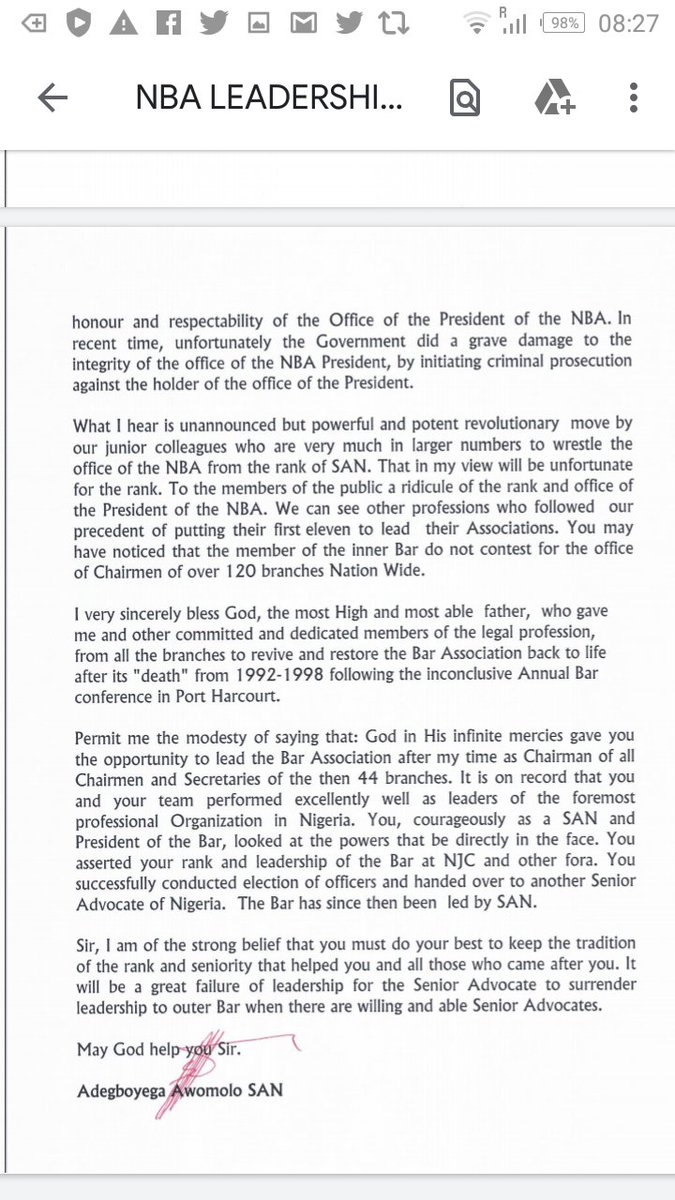 ChidiOdinkalu's tweet photo. If u're a #ProudJuniorLawyer, eligible to vote in #NBADecides2020, u must ensure u verify & vote.
U can choose to stay with Apartheid or choose to end it but u must take a stand.
Let us dare Gboyega Awomolo, SAN & his coven of entitled witches & wizards to #rigthevote. https://t.co/eqWJOhjMPZ