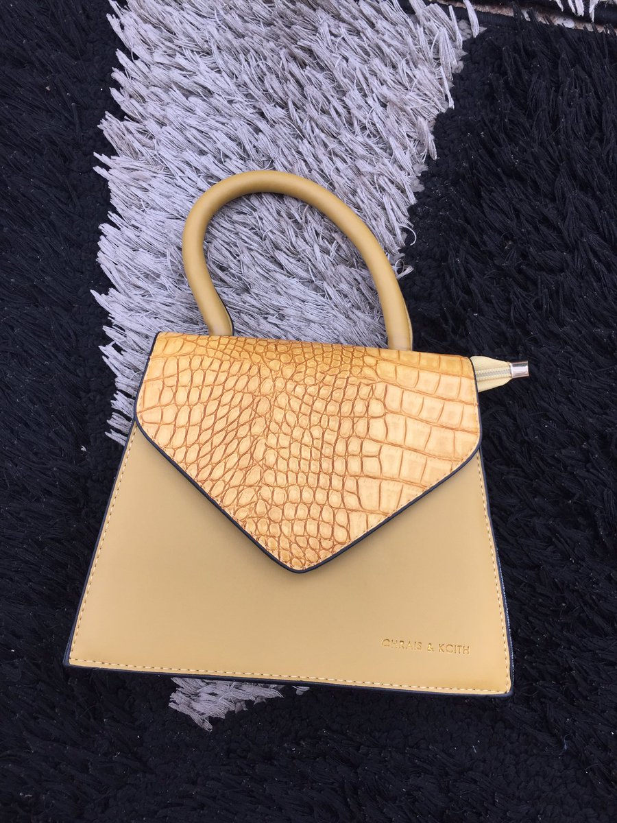 Yellow leather 'Jules bag' selling for ₦6500