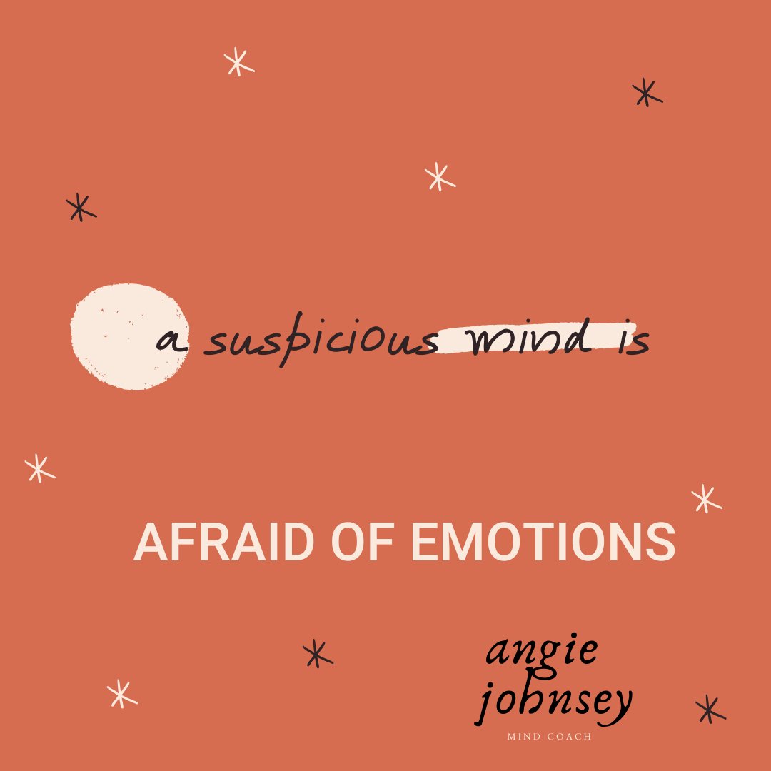 angiejohnsey's tweet image. Is Your Suspicious Mind Making You Crazy and Stealing Your Peace? Find Out How To Help it Relax.

An unsettled mind is an afraid mind. 

-click to read more
#suspicious #problemfinding #obsessing #worrying #analyzing #tidymind #mindcoach #angiejohnsey