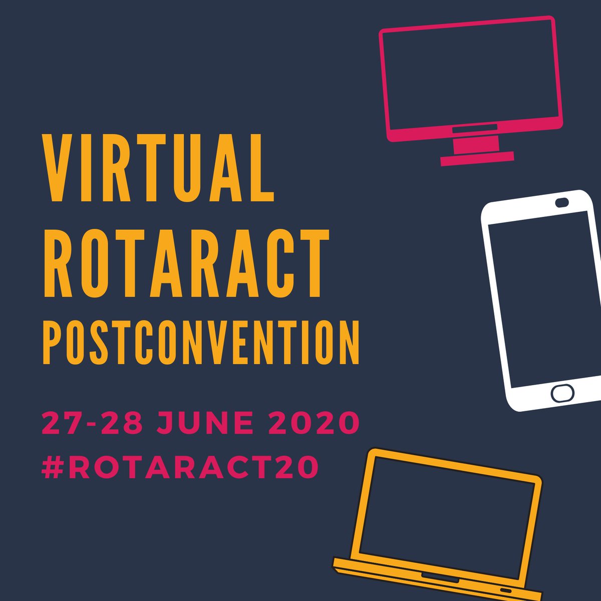 The @rotaract Post Convention starts today at 08:00 Chicago time. Tune in to hear from #Rotary leaders and fellow members on the recent changes to Rotaract and engage in exciting breakout sessions. on.rotary.org/2020rotaractpo… #Rotaract20
