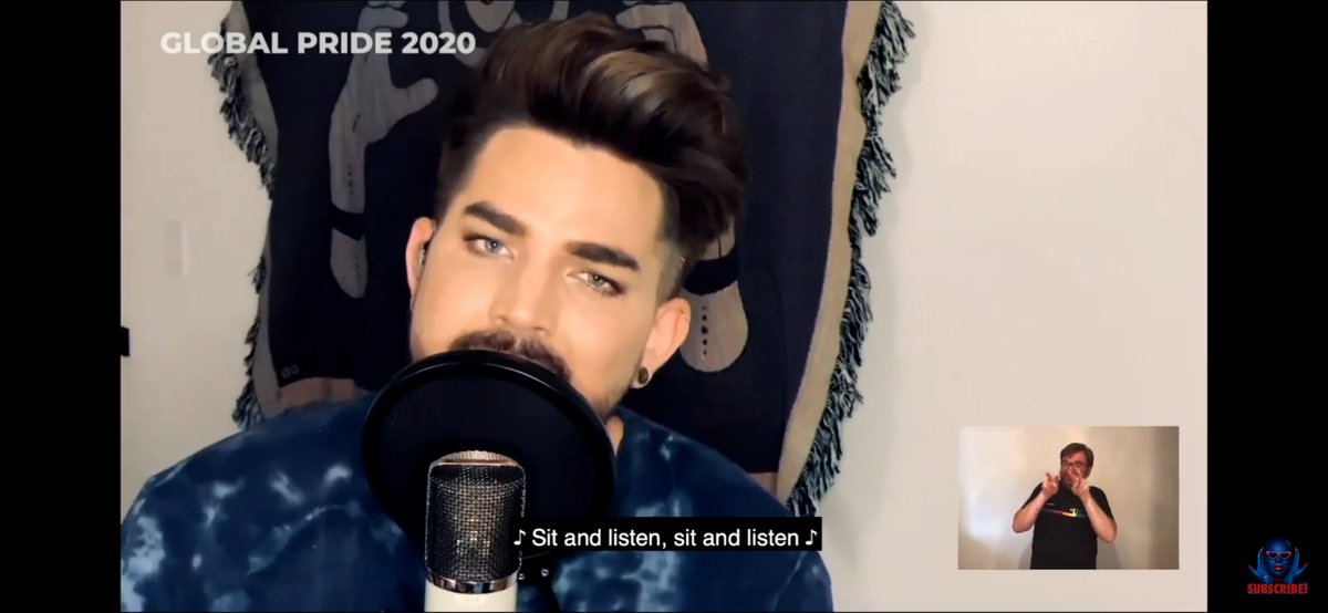 That was absolutely eternal again! #MadWorld by <a href="/AdamLambert/">ADAM LAMBERT</a> I don't get how he does it better every time! He also had a great message beforehand! #GlobalPride #GlobalPride2020 If you want to watch it back you can scroll back on the YT: youtube.com/watch?v=4Hhzcn…