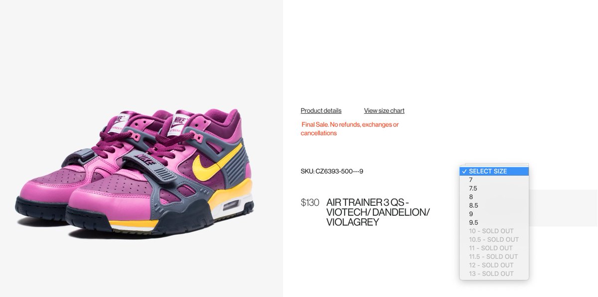nike air trainer 3 viotech for sale