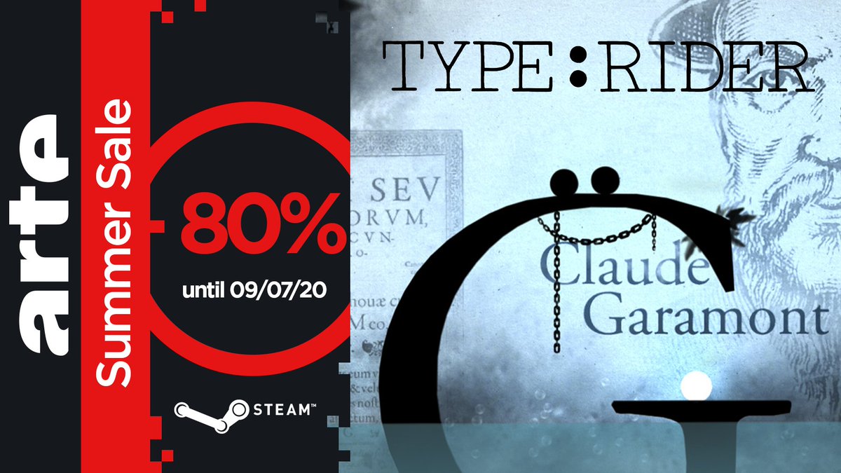 ARTEinteractive's tweet photo. •• Did you know?🔠
The game features a hidden level with the infamous Comic Sans MS font… We challenge you to finish it! 😏
➡️Buy now : https://t.co/kwvOMFClHh
#TypeRider #platform #indiedev #gamedev #SteamSummerSale #SteamDeals https://t.co/QTuSrROR2M