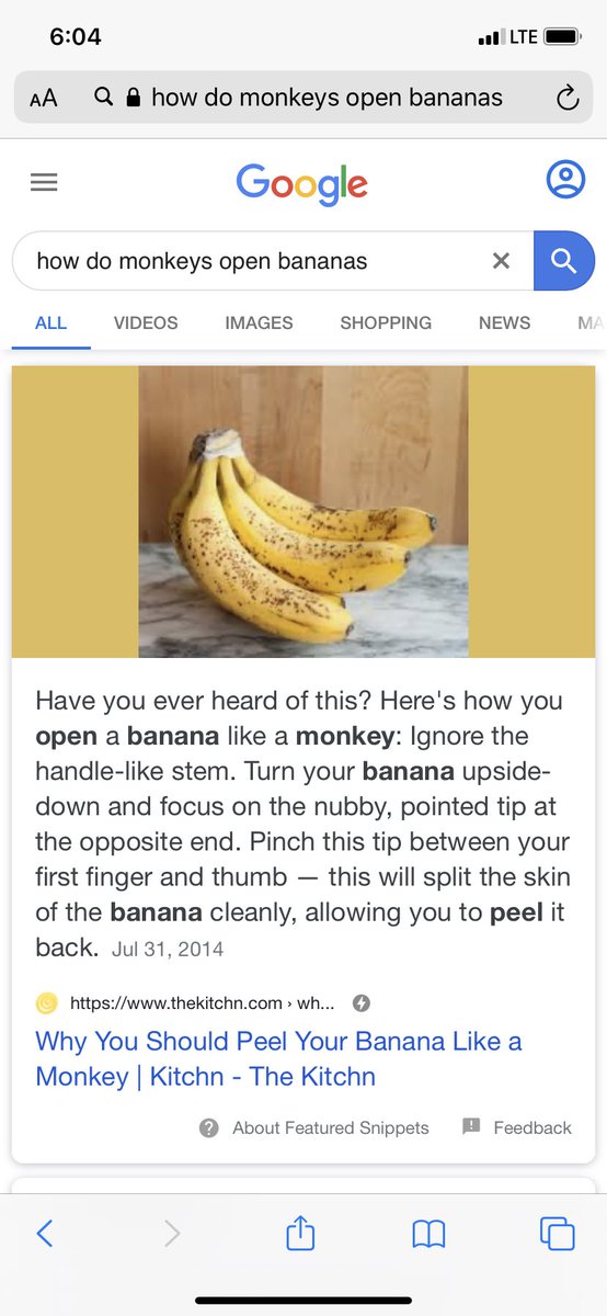 bscomet22's tweet photo. Reading stuff on the twitter box

—- Some are like monkeys
-Most do it one way
-Some use a knife and that’s cleaner
-Others just smash it on the counter

#bethemonkey 
😳🤔🤨 https://t.co/1XwcTmsxPf