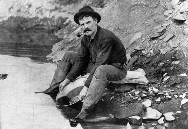 Water eroded the rock and gold and carried the eroded sediments downhill until they settled out. This concentrated the gold in one area, creating placer deposits.That's why a classic image of prospectors is someone using a pan to find  #gold in rivers and streams. #nspoli