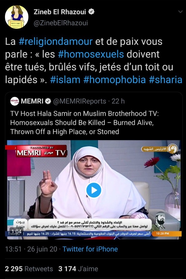 [THREAD]Je reviens sur mon tweet d'hier concernant un tweet de  @ZinebElRhazoui pour expliquer en quoi ce tweet de ZeR pose problème. 