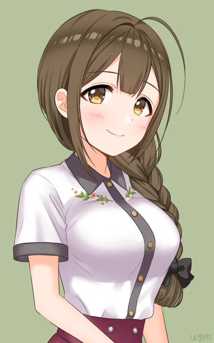 桑山千雪さんを描きました 