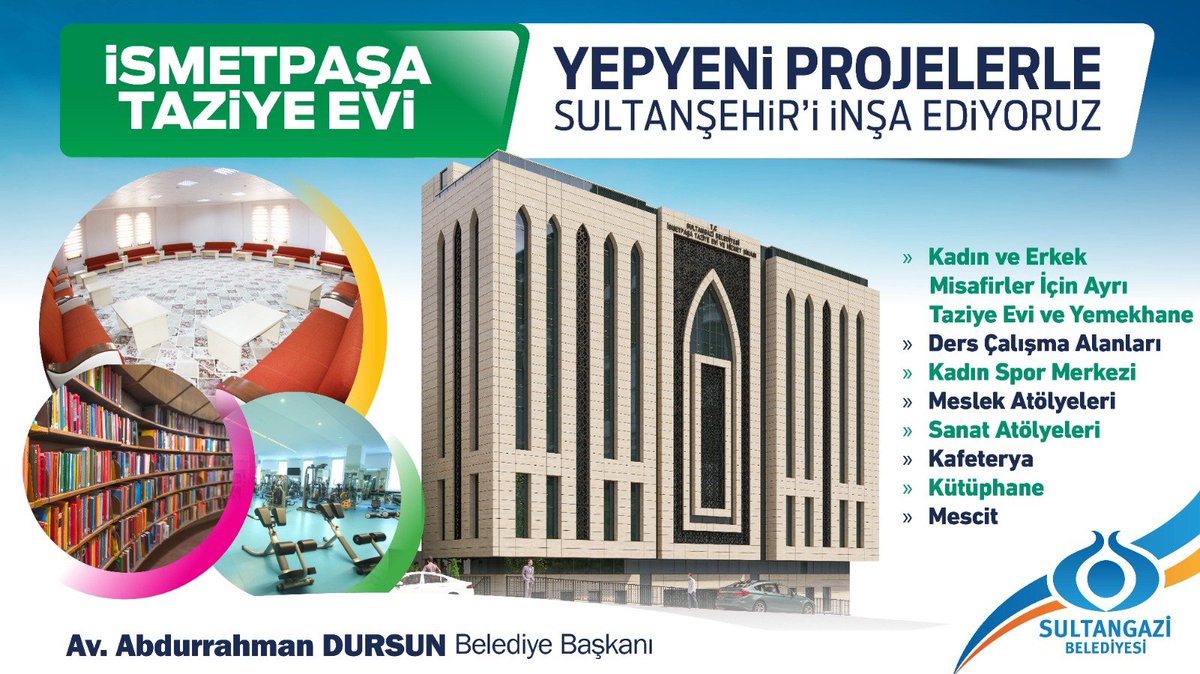 Sultangazi'yi yepyeni projelerle sultan bir şehir yapmak için çalışıyoruz.

Her şey komşularımız için...

#SultangaziSultanŞehir 💫