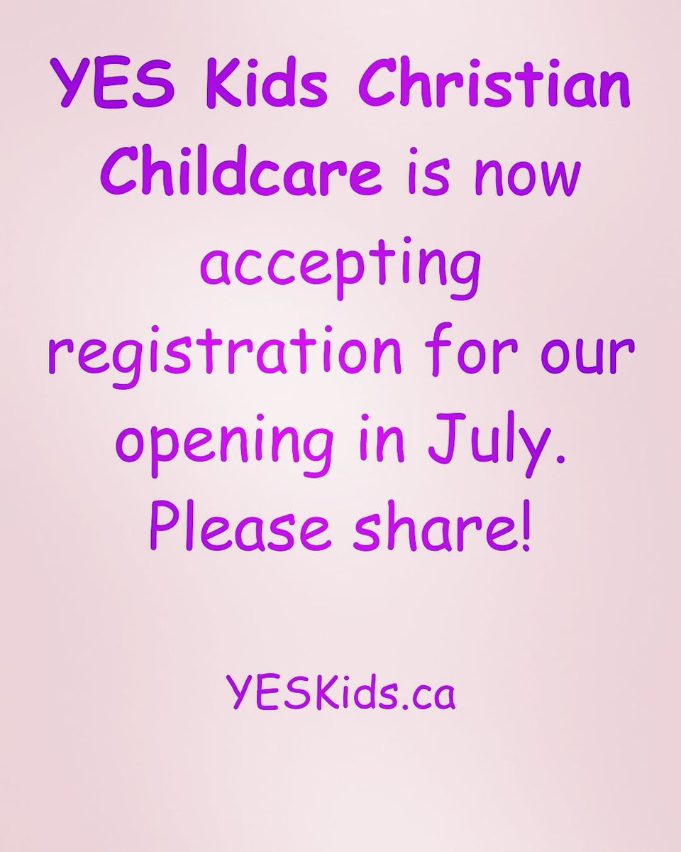 @YES Kids Christian Childcare tweet media