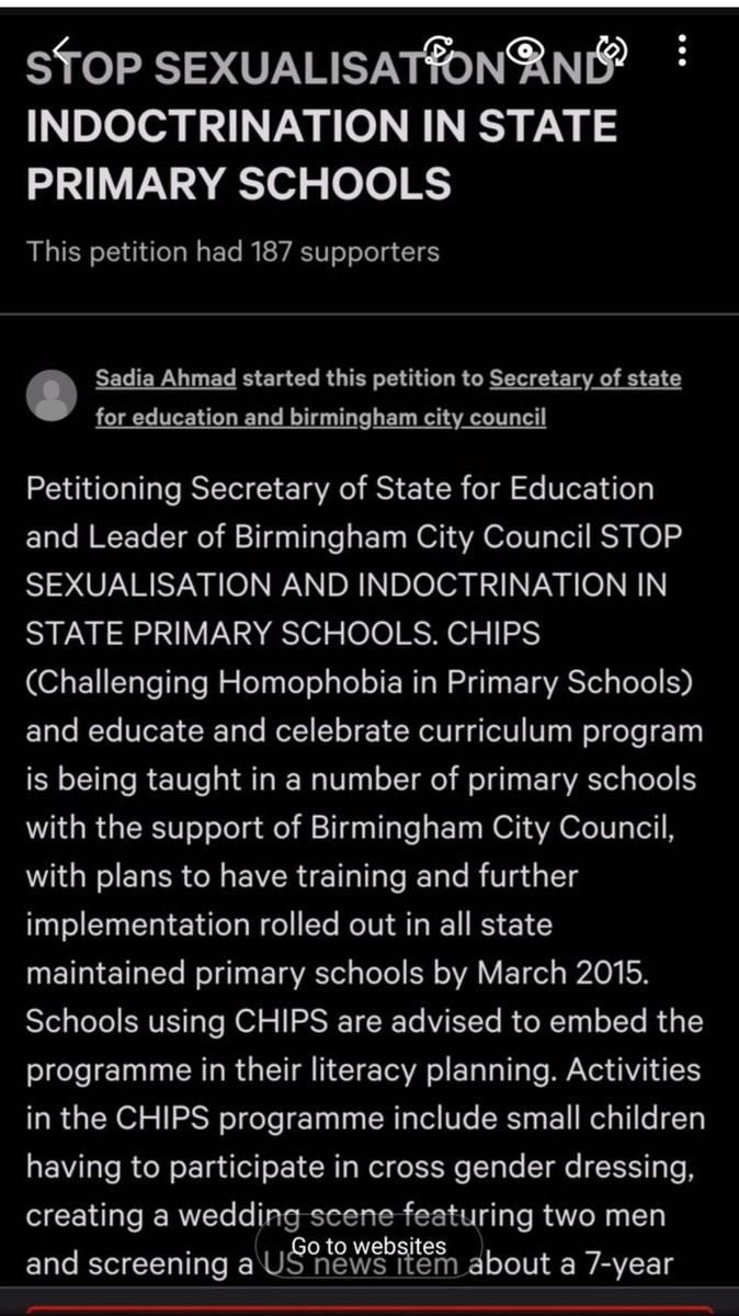 Parents petitioned the Secretary of State Education & Birmingham CC to stop the sexualisation & indoctrination in State Primary schools Approx 2014 Andrew Moffat & Educate & Celebrate CHIPS 