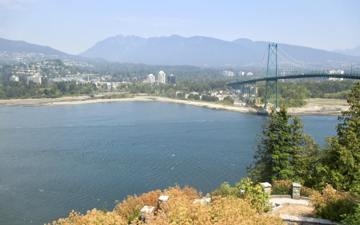 Stanley Park, Vancouver:Probably the best city centre park in the world. Wonderful views over to the mountains, fantastic seaside bike paths, forests, open spaces to sit. Has a big road through the middle but the thick forest obscures the noise so not really an issue. Fabulous!