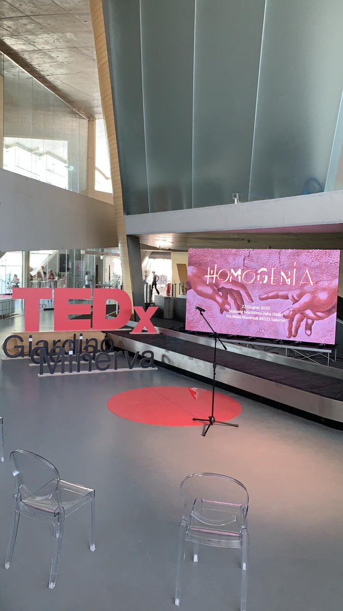 DellaTedx's tweet photo. Ready to go

#TED #TEDxGiardinodellaMinerva #Salerno #StazioneMarittima #ZahaHadid https://t.co/mgvtouAntr