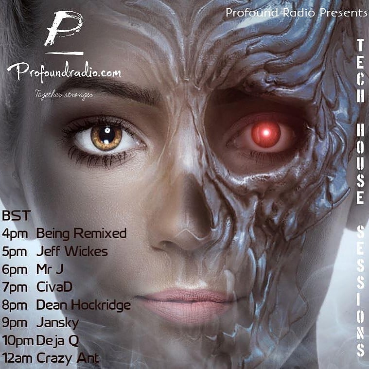 ProfoundradioC's tweet photo. SATURDAY SESSIONS ON https://t.co/U6qybw1n9C
#togetherstronger #profoundsound #weareprofound #proudtobeprofound #deephouse #internetradio #techhouselover #techhouse #techhousemusic #techhouselovers @being_remixed @Wickes36O @__MR__JAY @civadmusic @janskyofficial @DJCrazyAnt https://t.co/2p3bHBlVa3