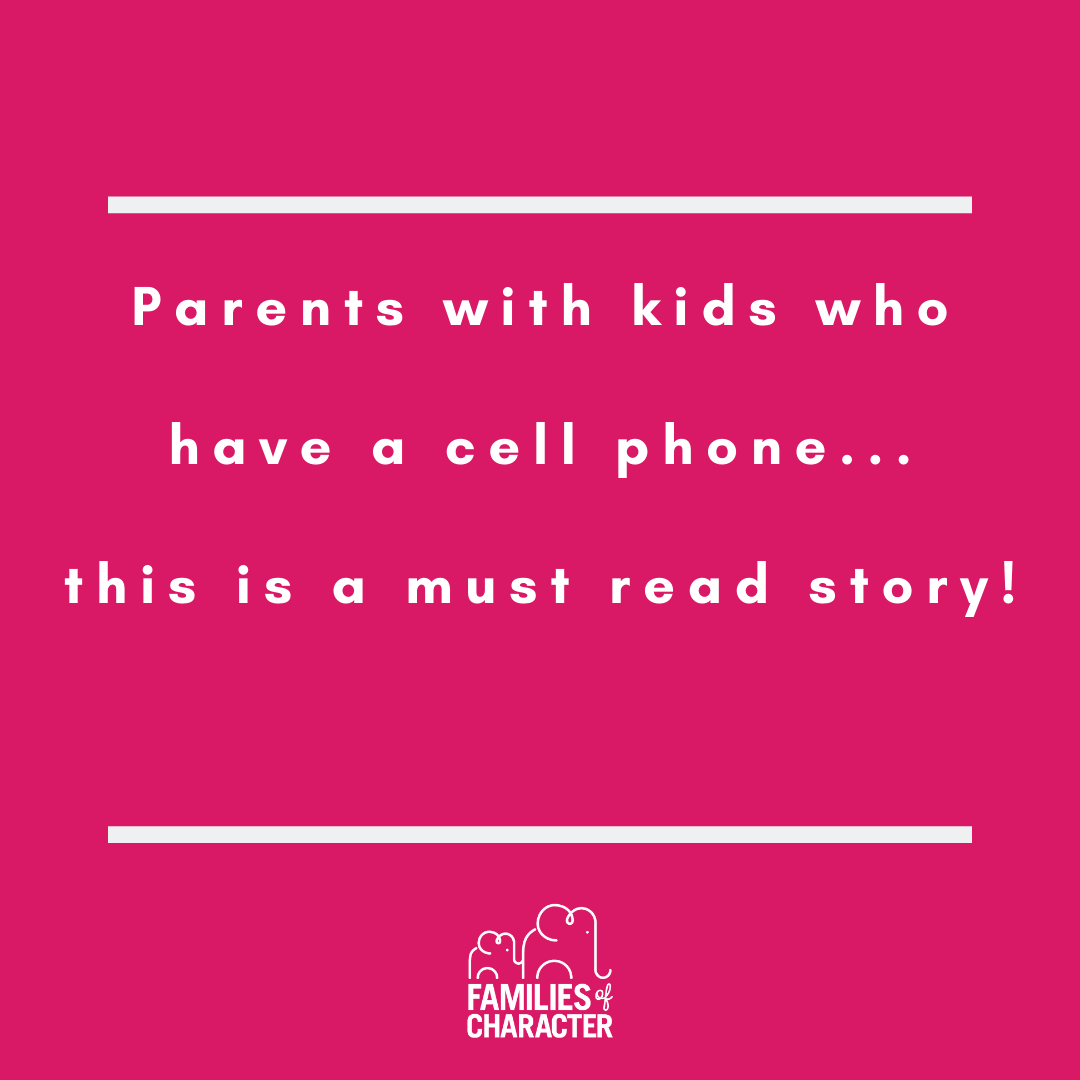 FofCharacter's tweet photo. This blog article may stop you in your tracks, it is a true story....

Let us work harder to partner with our kids for open lines of communication and honesty. They are not yet adults, and deserve our love and protection.

Read the blog here: https://t.co/aMKKFH6jlN https://t.co/yW3h9jz60n