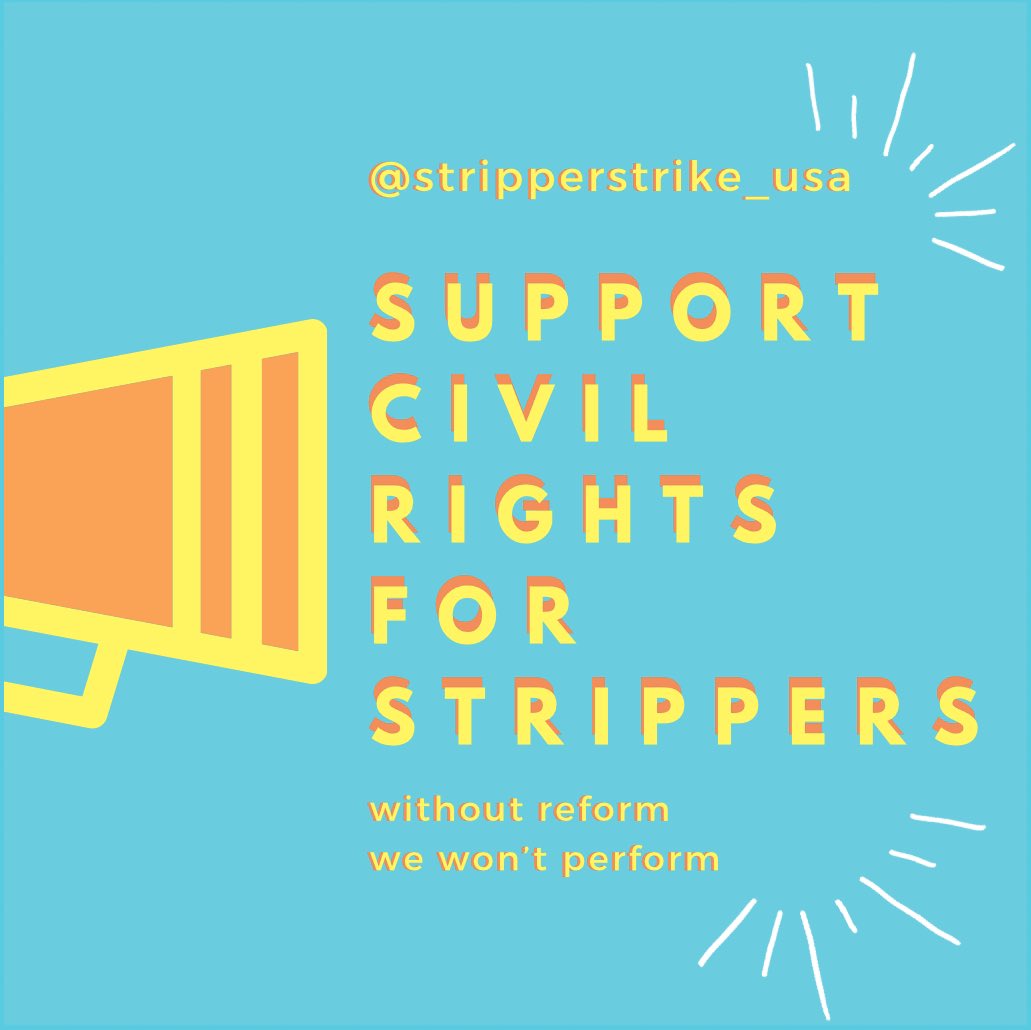 swforequality_'s tweet photo. Stripper: hey owner I noticed that .. points out problem that’s rather serious......
Owner: if you don’t like it go work somewhere else. 
We have all heard it people the threat they love the most. Know your rights as contractors in your state. Empower yourself #stripperstrike https://t.co/FqS1ulLG5E