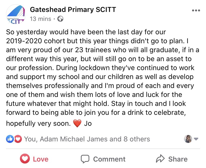 missamcallister's tweet photo. Well this year hasn’t exactly gone as planned but I’m so happy to have met such a lovely group of people and to start looking towards September ⭐️ celebratings pending 🥂 https://t.co/51gidBly0X