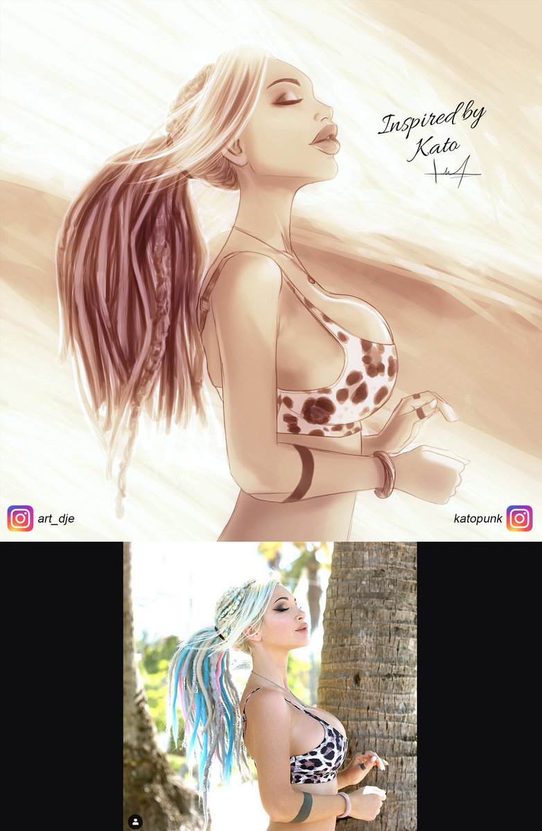 otekai's tweet photo. Fast sketch inspired by Kato ! I love follow her insta. I ve been wanting to draw her for a long time, so I did ! Hope you like ^^
Instagram : katopunk 
https://t.co/BLuOI0ZhXC 
#kato #katopunk #katodrawing #drawing #art #jeromemorel #dessins #dessindujour #dessin #illustration https://t.co/Hc065vmEUD