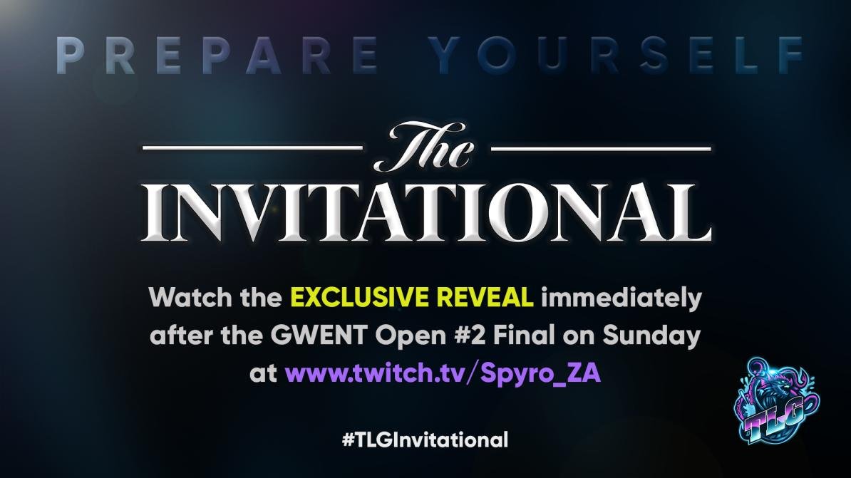 Prepare yourself <a href="/PlayGwent/">GWENT: The Witcher Card Game</a> Community. Immediately after the conclusion of <a href="/GWENTMasters/">GWENT Masters</a> Open #2, we have something very special to share with you. <a href="/Spyro__ZA/">Spyro</a> #TLGInvitational