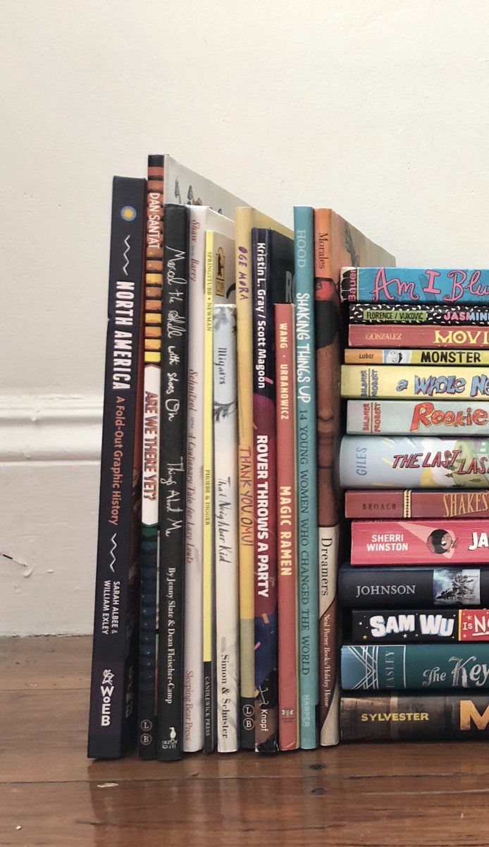 Jarrett_Lerner's tweet photo. A few closeups so you can see all the titles! https://t.co/j2at8ReeD5