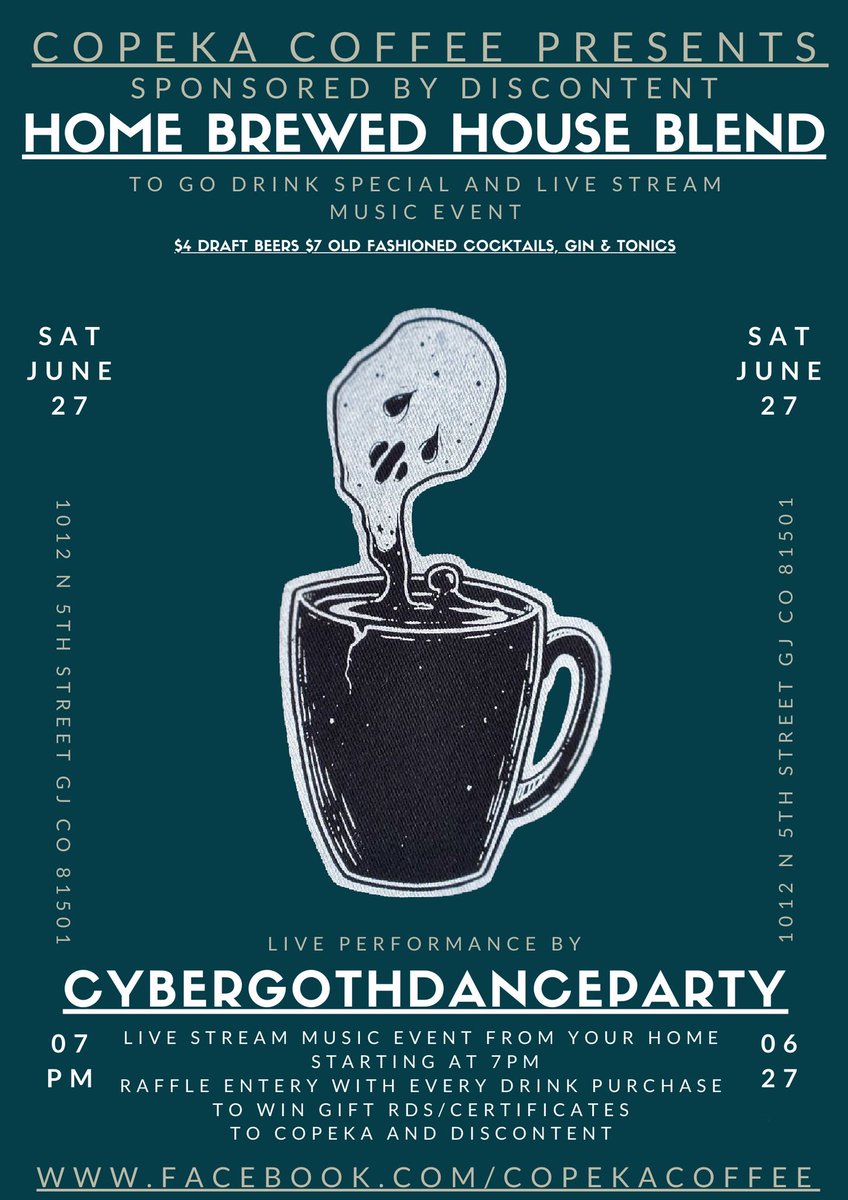 Cyb3rGoth's tweet photo. Tonight we have a #Livestream event from @copeka_coffee click the link to get more info 🖤 https://t.co/0dlzkgGEfX https://t.co/kqLebBA2vJ
