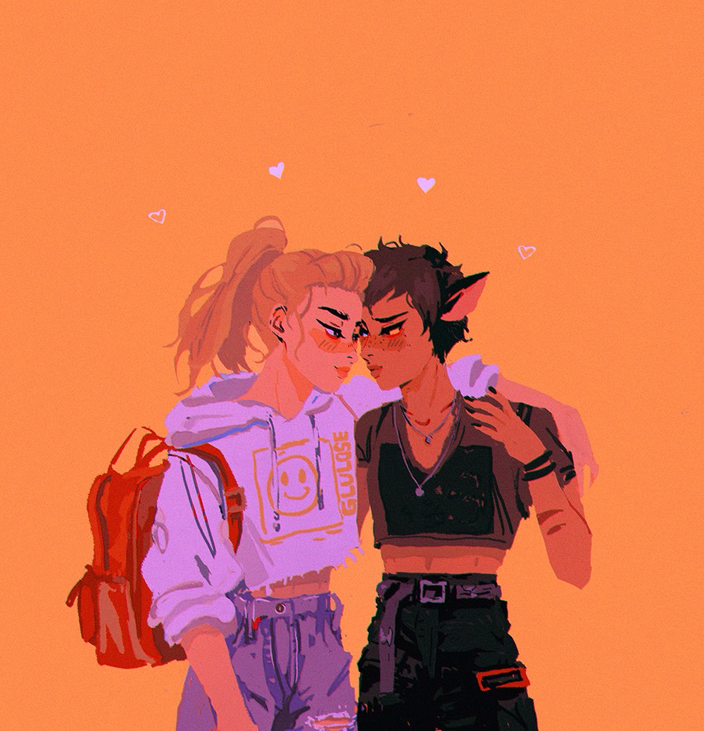 itsbabypears's tweet photo. modern au catradora https://t.co/aZsP5WaF9D