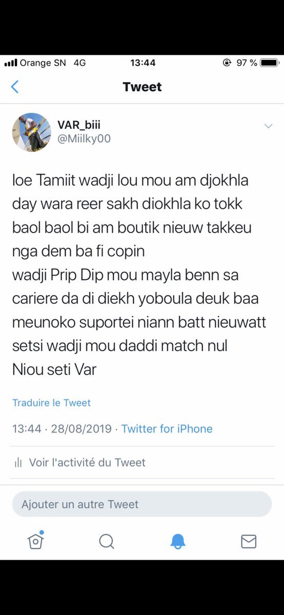 MiilkyD's tweet photo. #TL2018 jetais pa trop actif mais 2019 ohh jβΓ©tais terrible @beyonceisBee tjrs present ay 1 fav la donn am
Pourquoi je ne suis plus aussi inspirΓ© π€¦π½ββοΈπππ https://t.co/4pcISnqkfx