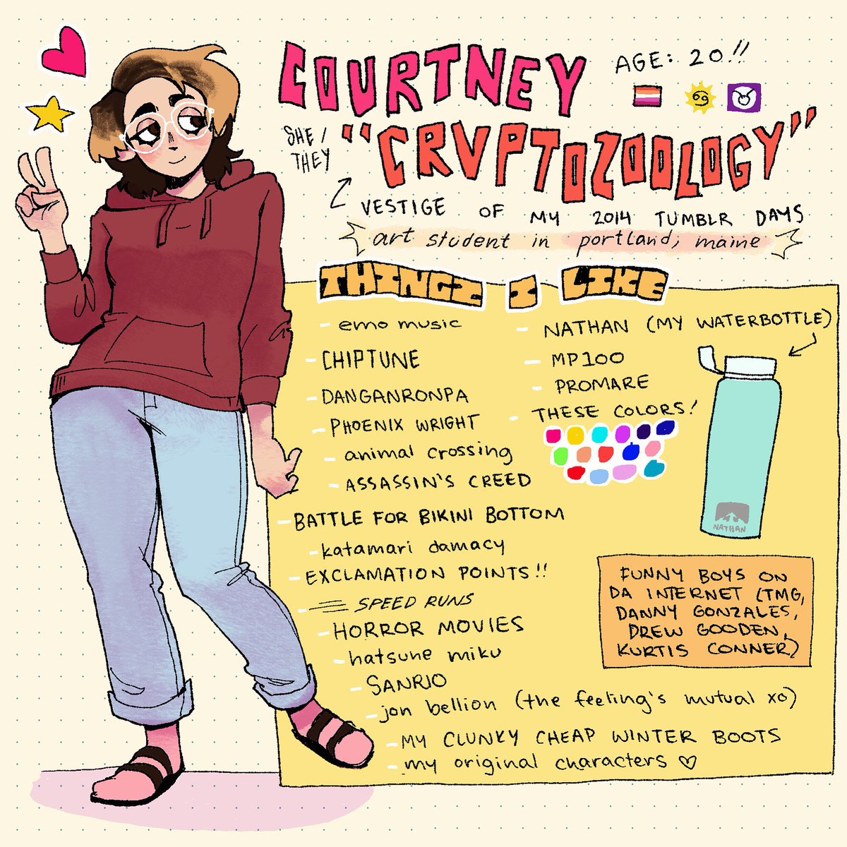 an updated #MeetTheArtist since i turn 20 today !! #illustration 