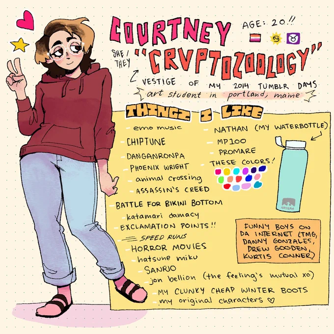 an updated #MeetTheArtist since i turn 20 today !! #illustration 