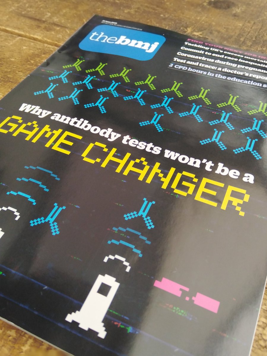 chirale81's tweet photo. Interesting focus on Covid19 antibody tests on @bmj_latest and great '80s style front cover! https://t.co/aDB8Lr4rFy