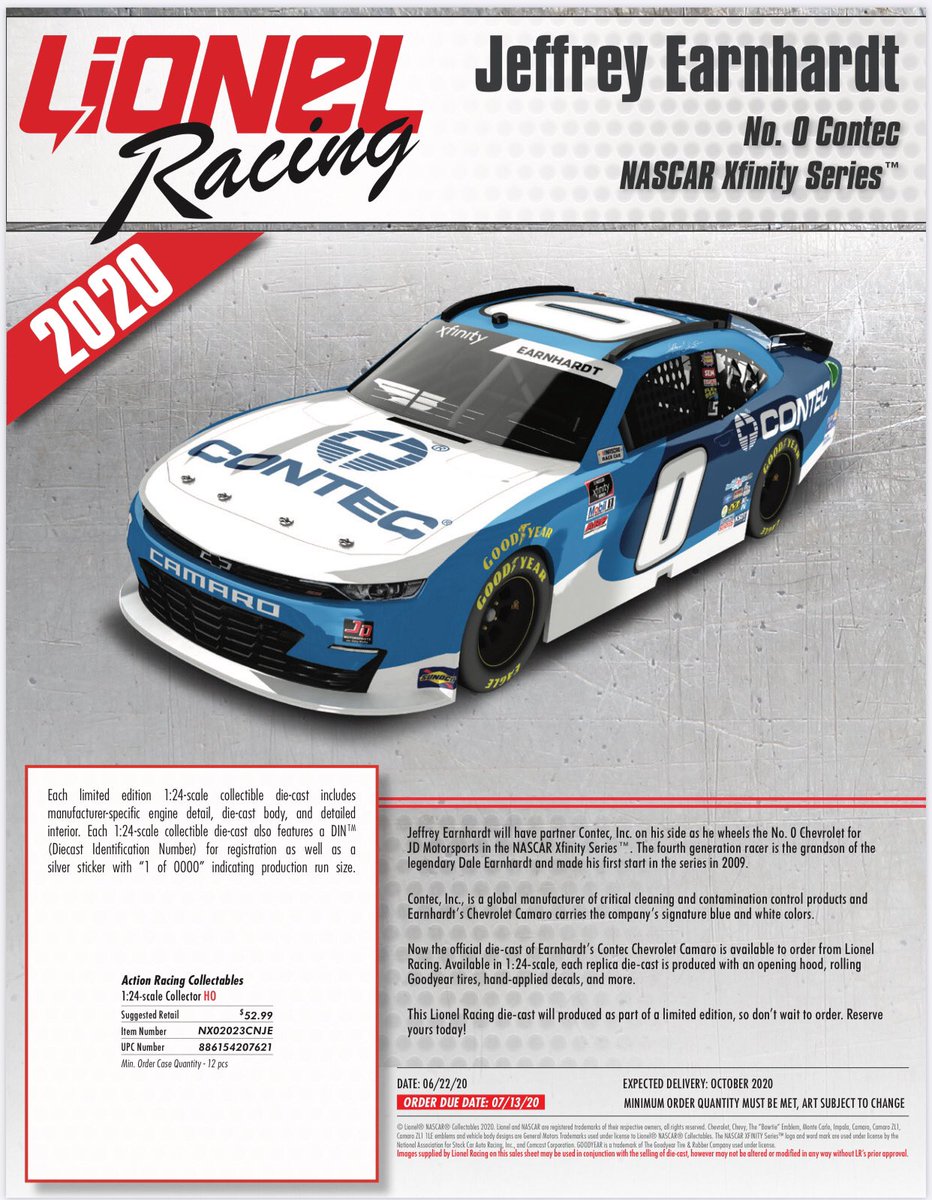 jeffrey earnhardt diecast