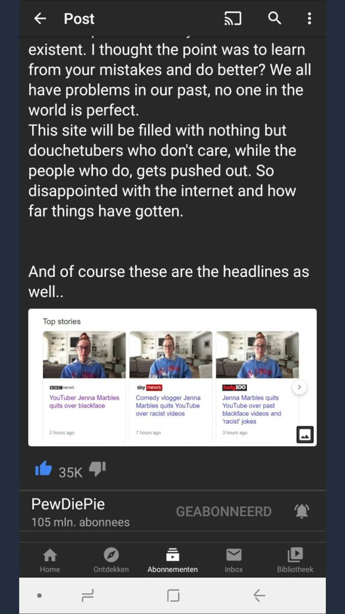 shroodleoodle's tweet image. pewds spittin facts on the jenna marbles scandal