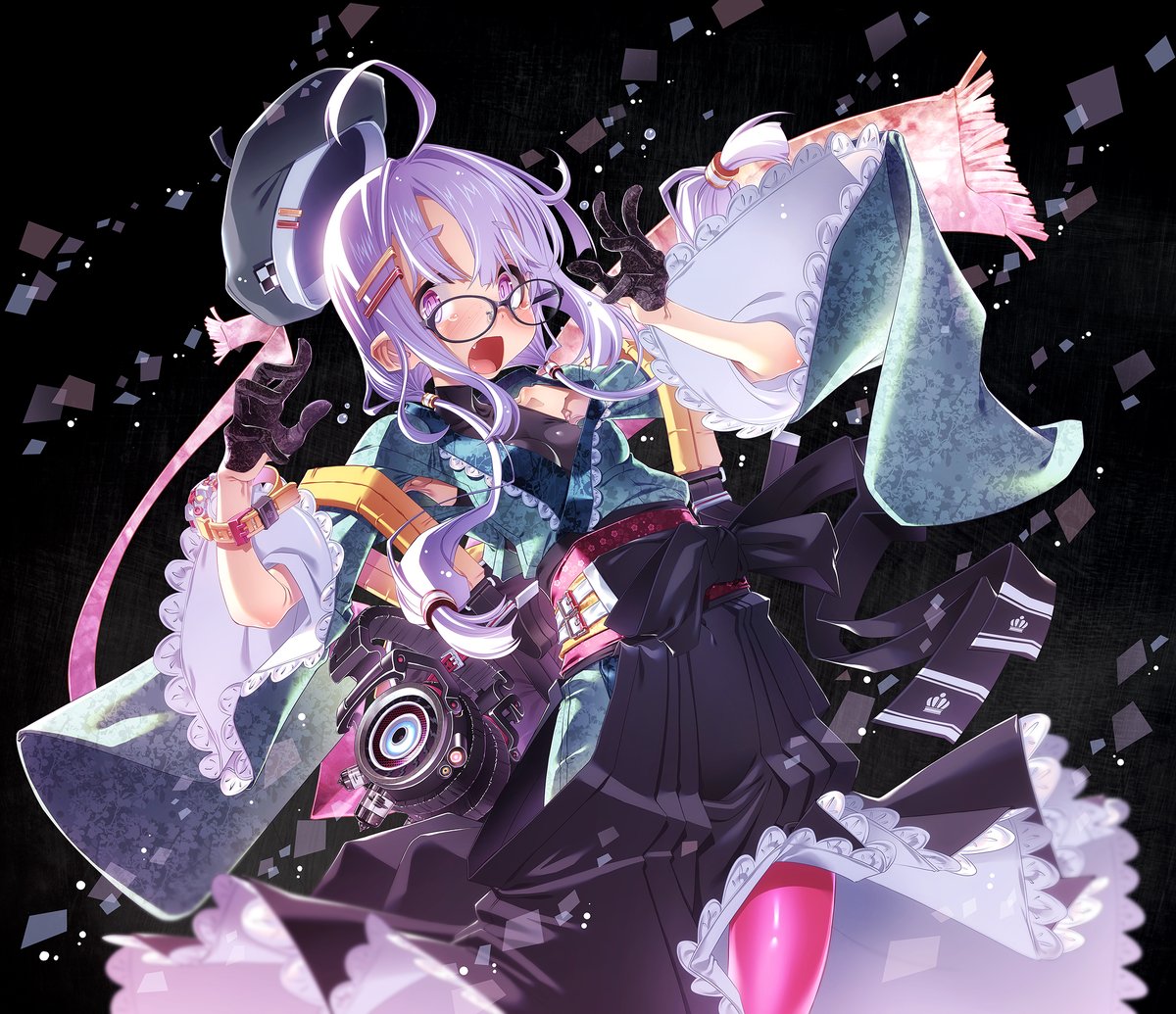 HolTunes様のジャケット絵として描かせていただいたものです。ジャケットデザインはヒトマスモドル様。8点目 