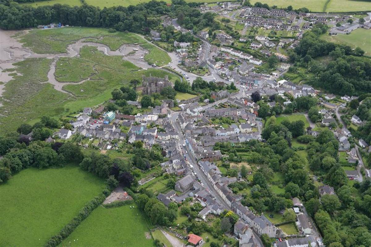 Laugharne Corporation, along with City of London Corporation, is the last surviving medieval corporation in the curious and convoluted history of these islands.More   https://www.walesonline.co.uk/news/wales-news/story-how-welsh-town-continues-10204413  http://www.laugharnecorporation.co.uk/2010/10/when-why-and-by-whom-was-laugharne.html  https://laugharnetownship-wcc.gov.uk/history-2/   https://coflein.gov.uk/en/site/33066/details/medieval-and-later-borough-laugharnelacharn