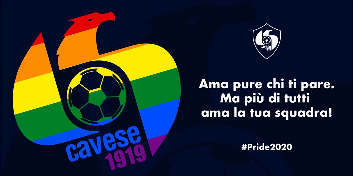 Ama pure chi ti pare. Ma più di tutti ama la tua squadra!
#UnicoGrandeAmore 
#PRIDE2020