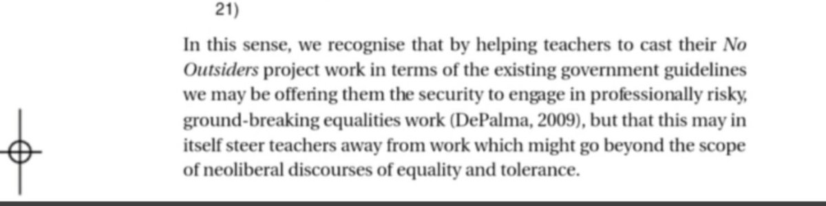 No Outsiders research paper Interrogating Heteronormativity in Primary Schools admits to using govn guidelines to go beyond them deliberately transgress