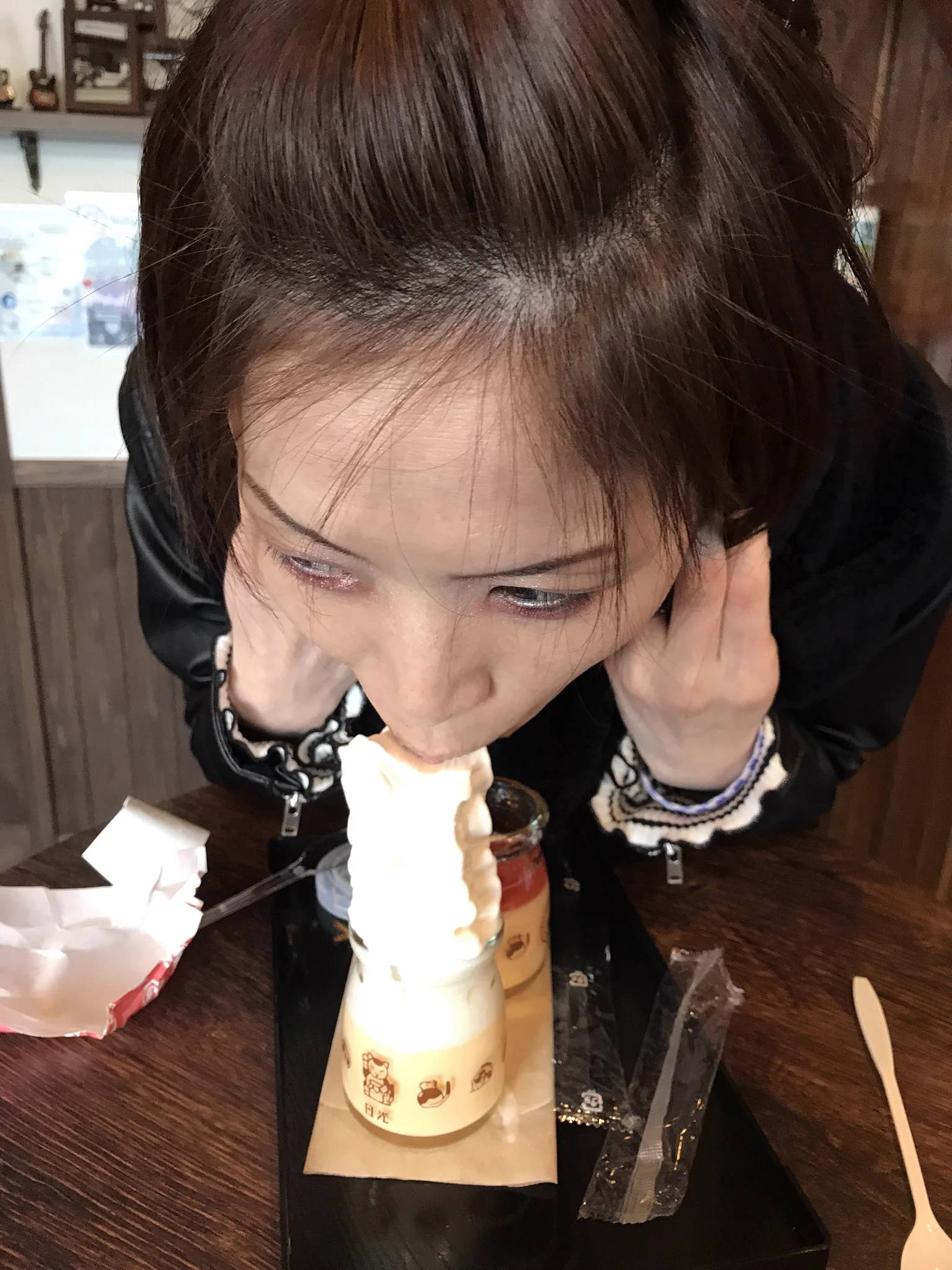 @sweetroad5 めちゃ美味しかった😍苺プリンも🍮🍓サイコー‼️結構売れ切れるのが早かったなー 