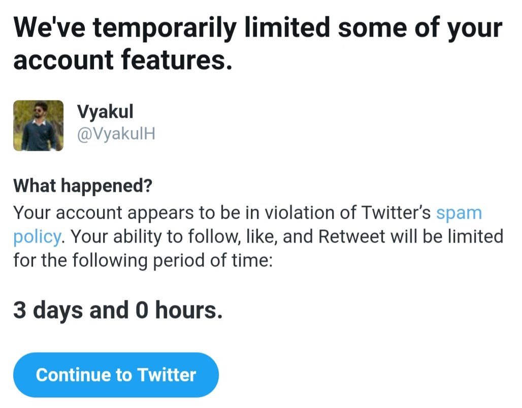 VyakulH's tweet photo. 3days

थोडा इंतेज़ार तो किया होता; 

वक़्त ही तो खराब था बदल जाता । 

#Twitter_Problem 
किसी को Unfollow नहीं किया । https://t.co/XeEGYWzj2x