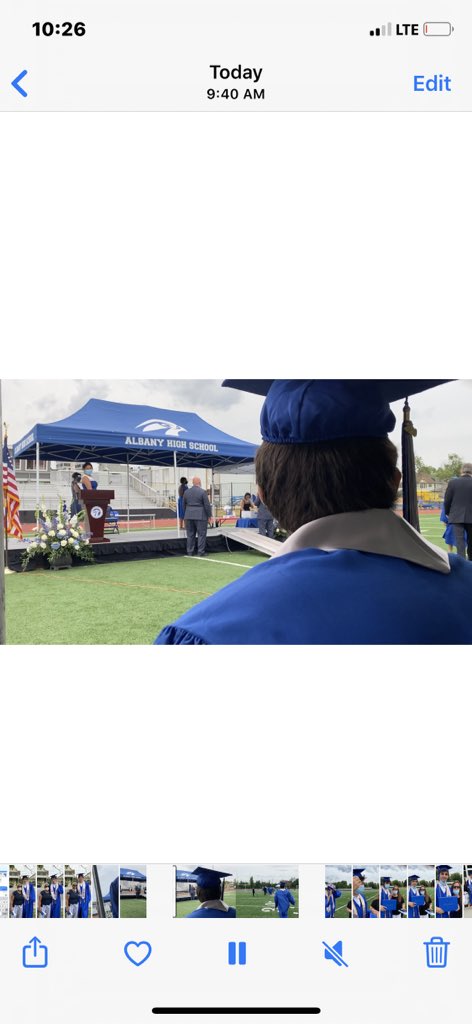 AlbanyBooster's tweet photo. Congrats to the #AHSClassOf2020 on your graduation this weekend. An incredible job done by the district to provide these students an AWESOME graduation ceremony! Well done! @albanyschools @The_Nest_2019 @AHSFalconsNest https://t.co/lwbv52weCD