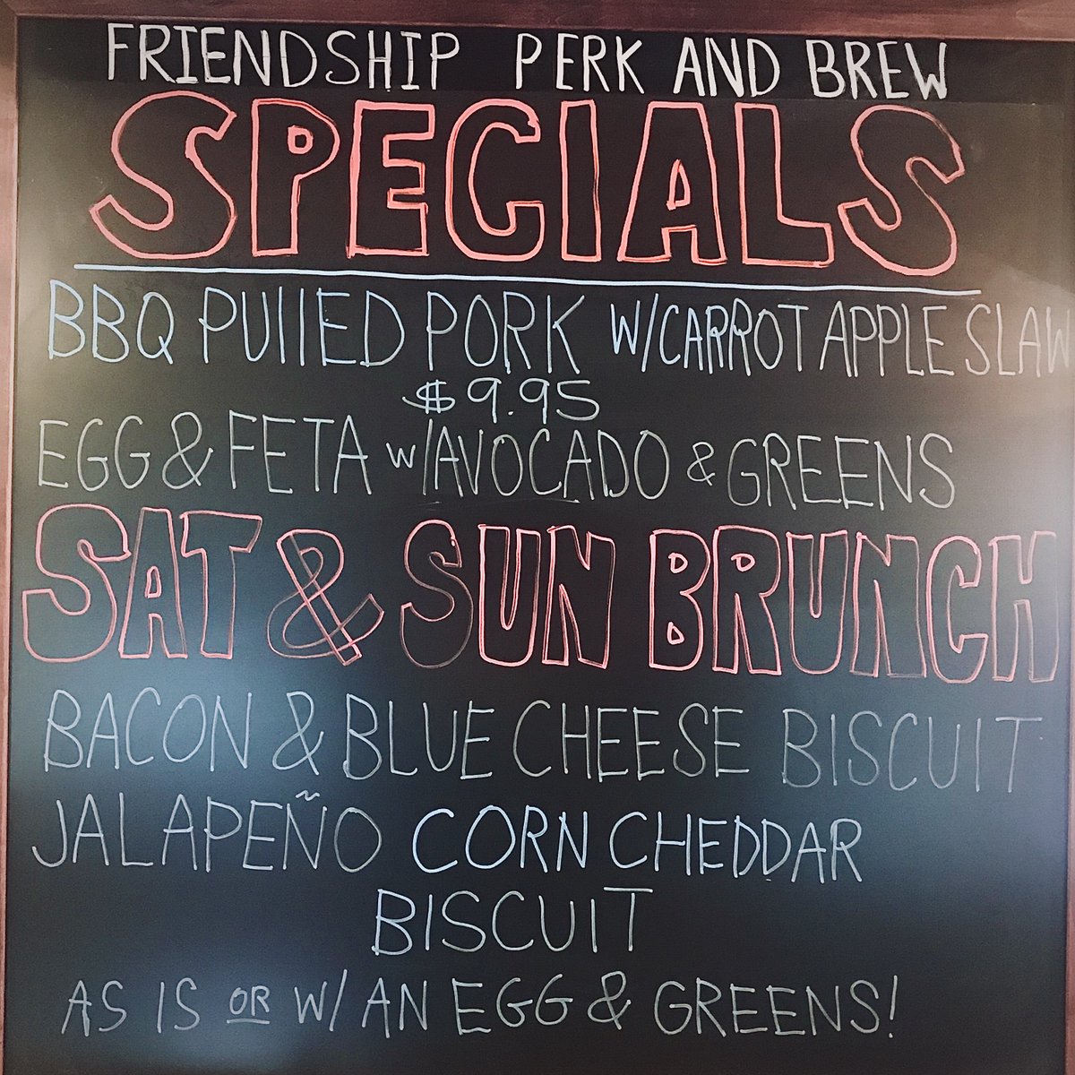 and_perk's tweet photo. 🥳 New Specials 🥳 https://t.co/a6UNonSt3y
